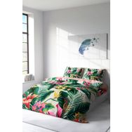 Monohome Lily 3D Pamuk Saten Renkli Çift Kişilik 200x220 cm Nevresim Takımı