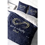 Monohome Love is Everything 3D Pamuk Saten Çift Kişilik Nevresim Takımı