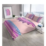 Monohome Mandala 3D Pamuk Saten Çift Kişilik 200x220 cm Nevresim Takımı