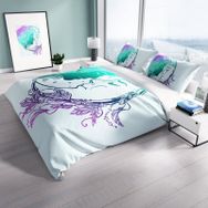 Monohome Moon 3D Dijital Baskılı Çift Kişilik 200x220 cm Nevresim Takımı