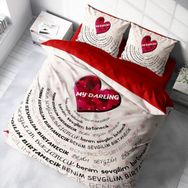 Monohome My Darling Pamuk Saten Çift Kişilik Nevresim Takımı
