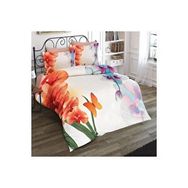 Monohome Orchid 2 3d Pamuk Saten Çift Kişilik Nevresim Takımı