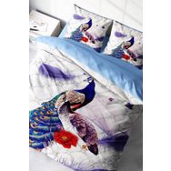 Monohome Peafowl 3D Pamuk Saten Çift Kişilik 200x220 cm Nevresim Takımı
