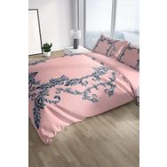 Monohome Pink Baraque 3D Pamuk Saten Çift Kişilik 200x220 cm Nevresim Takımı