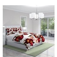 Monohome Red Rose 3D Dijital Baskılı Çift Kişilik Nevresim Takımı