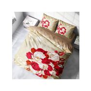 Monohome Rose Cream-1007 Naturel Çift Kişilik Nevresim Takımı