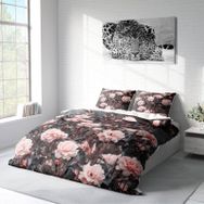 Monohome Roses Garden 3D Pamuk Saten Çift Kişilik Nevresim Takımı