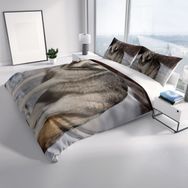Monohome SnowWolf 3D Renkli Çift Kişilik 200x220 cm Nevresim Takımı