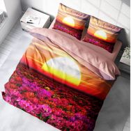 Monohome Sunset 3D Renkli Çift Kişilik 200x220 cm Nevresim Takımı