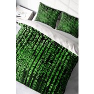 Monohome The Coder 3D Pamuk Saten Çift Kişilik 200x220 cm Nevresim Takımı