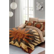 Monohome Wicker Flower 3d Pamuk Saten Çift Kişilik Nevresim Takımı