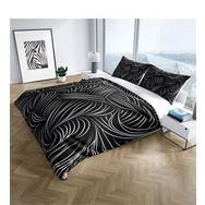 Monohome Zebra 3D Dijital Baskılı Çift Kişilik Nevresim Takımı