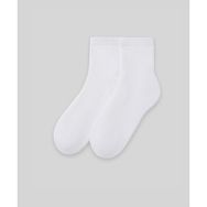Monsieur UHH104-001 Beyaz Chaussette Unicolor Half Havlu 2'li Kadın Çorap