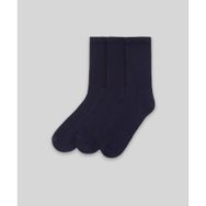 Monsieur UHH202-001 Lacivert Chaussette Unicolor Havlu 3'lü Erkek Çorap