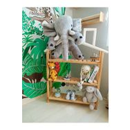 Montessori Kitaplık Oyuncak Rafı