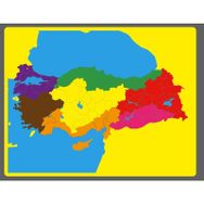 Montessori Türkiye Bölgeler Haritası Puzzle