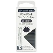 Monteverde G305BB Blue Black Dolma Kalem Kartuşu