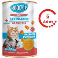 Moochie 135 ml Et Sulu Somon Balkabağı Kısır Kedi Çorbası