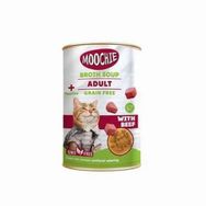 Moochie 135 ml Et Suyu İçerisinde Dana Etli Çorba Yetişkin Kedi Ödülü