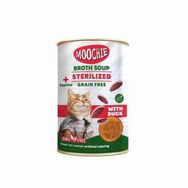 Moochie 135 ml Et Suyu İçerisinde Ördekli Çorba Kısır Kedi Ödülü