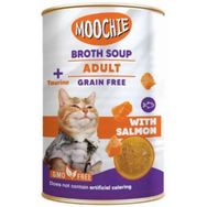 Moochie 135 ml Somonlu Tahılsız Yetişkin Kedi Çorbası