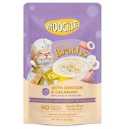 Moochie 40 gr Parça Tavuk Etli ve Kalamarlı Tahılsız Kedi Çorbası
