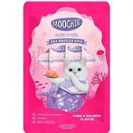 Moochie 5x15 gr Ton Balıklı ve Somonlu Sıvı Kedi Ödülü