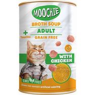 Moochie 6x135 ml Et Suyu İçerisinde Tavuklu Çorba Yetişkin Kedi Ödülü