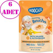 Moochie Salmon Tahılsız 6x40 gr Kedi Çorbası
