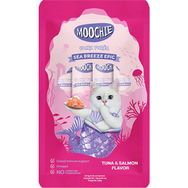 Moochie Ton Balıklı ve Somonlu 5x15 gr Sıvı Kedi Ödül Maması