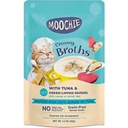 Moochie Ton Yeşil Dudaklı Midyeli 40 gr Çorba Kedi Ödülü
