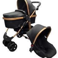 Mooly SC-2401 Gold Siyah Travel Sistem Bebek Arabası