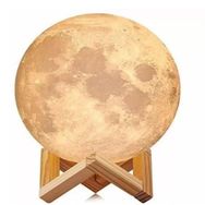 Moon Lamp Moon Light Ay 3D Dekoratif Gece Lambası