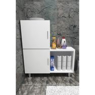 Moonlife Beyaz 2 Kapaklı L Çok Amaçlı Banyo Dolabı