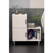 Moonlife Beyaz 2 Kapaklı L Çok Amaçlı Banyo Dolabı