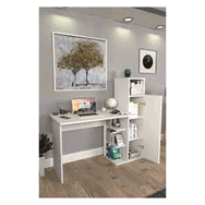 Moonlife Diamond Dolaplı Beyaz Çalışma Masası