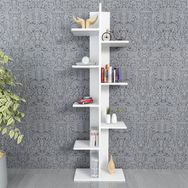 Moonlife MNLFDK023 Beyaz Karo Dekoratif Kitaplık