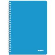 Mopak A4 96 Yaprak Spiralli Plastik Kapak Neon Kareli Defter