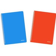 Mopak Neon Serisi 2'li A4 60 Yaprak Kareli Pp Kapak Spiralli Defter
