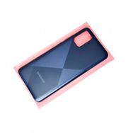 Mor Aksesuar Samsung Galaxy A02s Mavi Kasa Arka Pil Batarya Kapağı