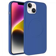 More TR Apple iPhone 14 Plus Magsafe Wireless Şarj Özellikli Pastel Renk Silikon Zore Plas Telefon Kılıfı