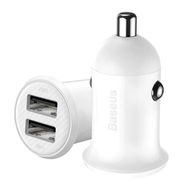 More TR Baseus Grain Pro Dual Usb 4.8A Max Çıkışlı Hızlı Araç Şarj Başlık