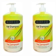 Morfose Bitkisel 1000 ml 2'li Tuzsuz Şampuan