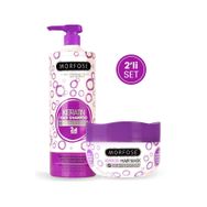 Morfose Keratin 1000 ml Keratin Şampuan + 500 ml Saç Maskesi