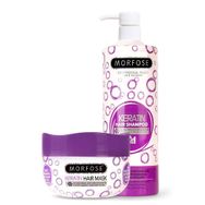 Morfose Keratin 1000 ml Keratin Şampuan + 500 ml Saç Maskesi