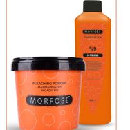 Morfose Mavi Toz Saç Açıcı Oryal 1000 gr ve 30 Volume Oksidan