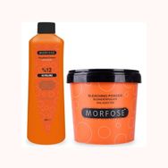 Morfose Mavi Toz Saç Açıcı Oryal 1000 gr ve 40 Volume Oksidan