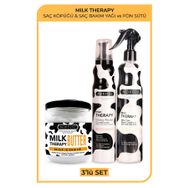Morfose Milk Therapy Butter + Çift Fazlı 400 ml Fön Suyu + Milk Therapy 200 ml Saç Köpüğü
