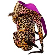 Morikukko Kids Ombre Cheetah Çıkabilir Kapüşonlu Çocuk Sırt Çantası
