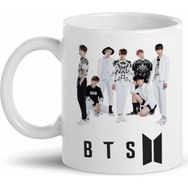 Morinna MR19 Bts Tasarımlı Beyaz Kupa
